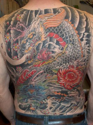 Japanese Dragon Tattoos On Back